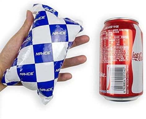 Reusable Dry Ice Packs for Shipping & Storage - Long Lasting Cold Packs for Lunch Box & Coolers - Ideal for Frozen Food & Drinks