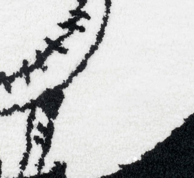 Jay Franco Disney Nightmare Before Christmas Kids Bath Rug - Jack Skellington Soft, Non-Slip, Machine Washable, White Bathroom Mat 20 x 30