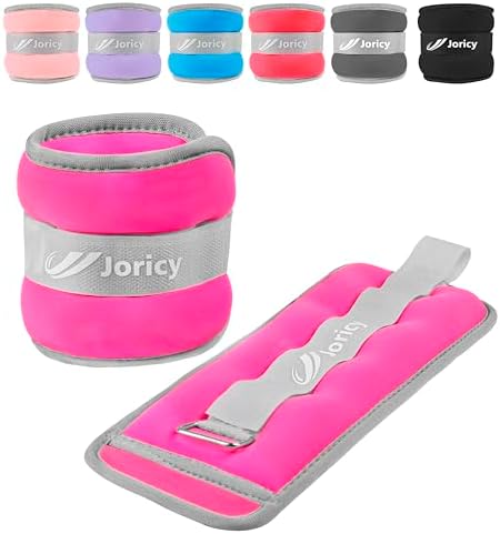 Ankle Weights A Pair of 1/2/3/4/6/8/10/12/20 LBS Wrist Leg Arm Weights for Women Men kids child with Adjustable Straps, Strength weighted for Physical Therapy Running Walking Fitness Gym Workout