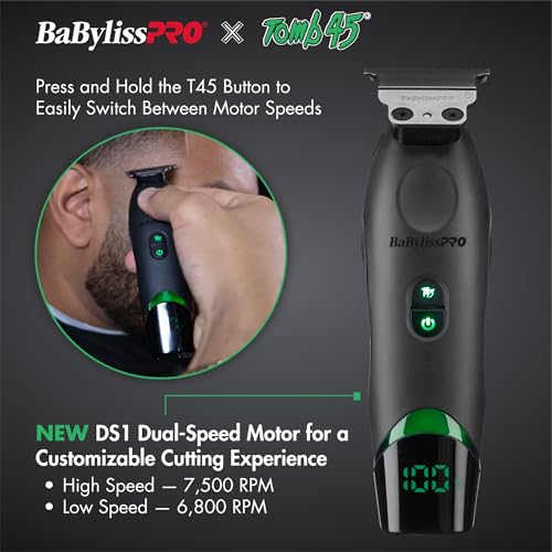 BaBylissPRO x Tomb45 Wireless-Charging Hair Trimmer for Men