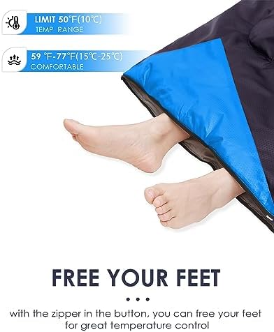 Sleeping Bags for Adults Backpacking Lightweight Waterproof- Cold Weather Sleeping Bag for Girls Boys Mens for Warm Camping Hiking Outdoor Travel Hunting with Compression Bags