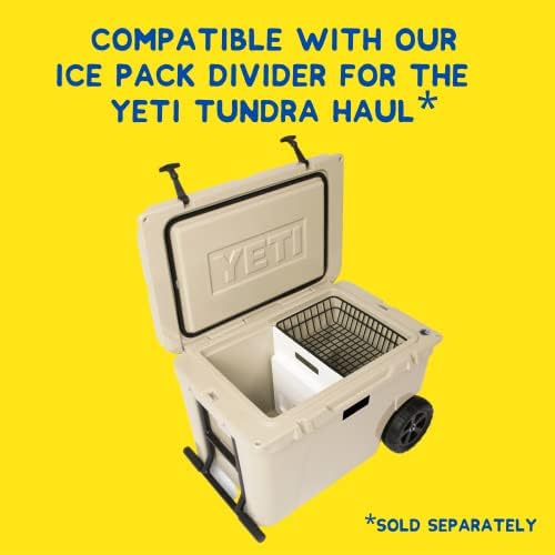 Cooler Basket for YETI Tundra Haul, YETI Roadie 48, and YETI Roadie 60 - Wire Cooler Rack for YETI Wheeled Coolers - Compatible with YETI Accessories
