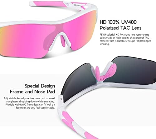 BEACOOL Polarized Sports Sunglasses for Men Women Youth Baseball Cycling Running Driving Fishing Golf Motorcycle TAC Glasses