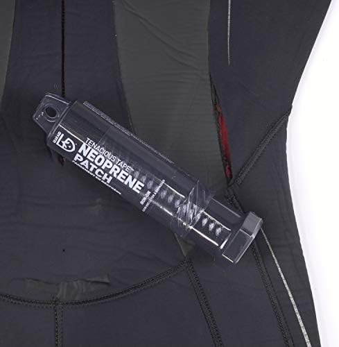 GEAR AID Wetsuit Repair Kit with Iron-On Neoprene Patch and Glue, Fix Seams and Tears