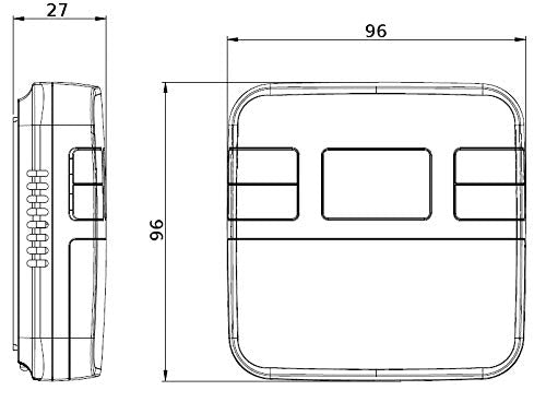 Salus RT310RF Wireless Thermostat, White