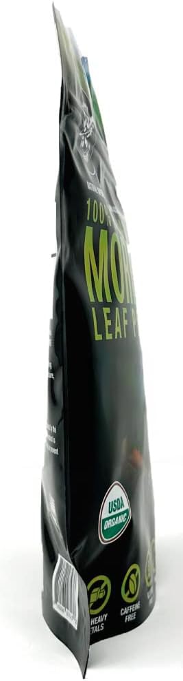 SUPREME HERBALS, 100% Raw and Pure Moringa Leaf Powder. Organic Certified Moringa Leaf. Natural Superfood with Essential Amino Acids, Antioxidants, and Omega 3, 8 oz Resealable Bag.