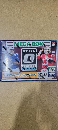 2023 Panini Donruss Optic Football Hobby Trading Card Mega Box (Red Hyper Parallels)