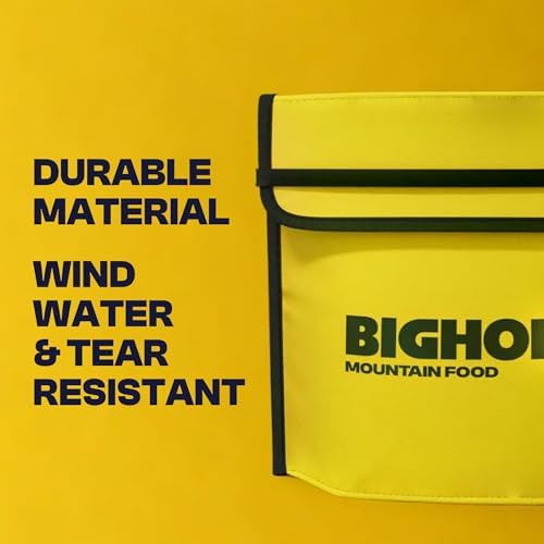 Bighorn Insulated Bag for Backpackers - Durable Small Insulated Pouch for Freeze Dried Backpacking Meals - Packs Flat, Lightweight, Aids Rehydration, Keeps Food Hot, 10 ¼” x 7 ½” x 3 ½”, 1.5oz