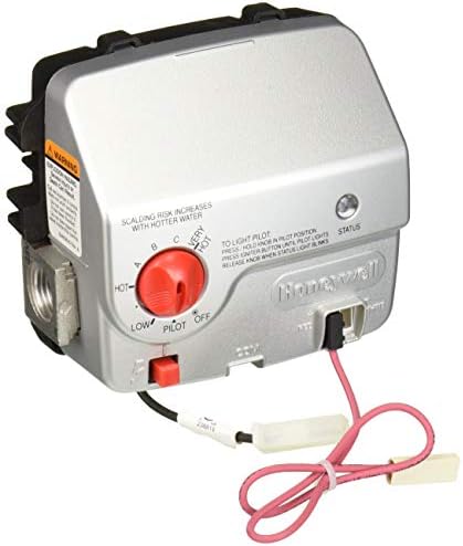 Honeywell Water Heater Gas Valve, Standing Pilot with PIEZO,SETPOINT 55-155F, SPUD Length 2" #WT8840A1500