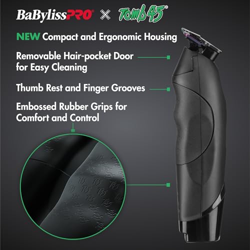 BaBylissPRO x Tomb45 Wireless-Charging Hair Trimmer for Men