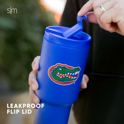 Simple Modern Officially Licensed 30oz Tumbler with Flip Lid and Straws | Insulated Cup Stainless Steel | Gifts for Men | Trek Collection