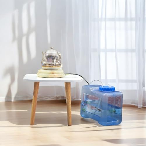 3.17 Gallon Water Container with Spigot, Portable Water Jug, No Leakage Camping Bucket with Tap, BPA Free Emergency Water Storage Tank for Camping, Vehicle, Car, Outdoor Hiking, Picnic