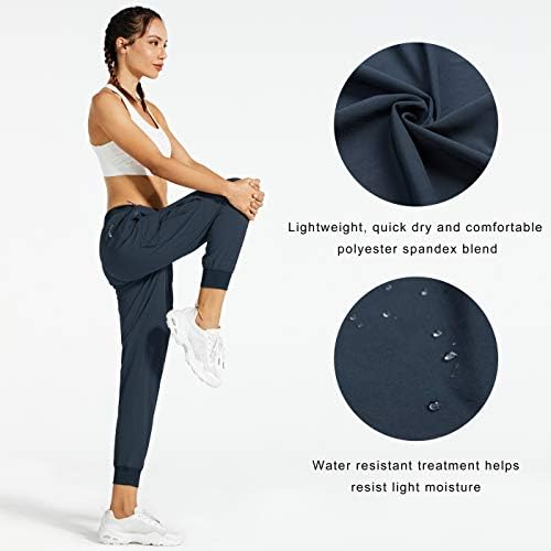 Libin Women's Cargo Joggers Lightweight Quick Dry Hiking Pants Athletic Lounge Casual Travel Petite/Regular/Tall