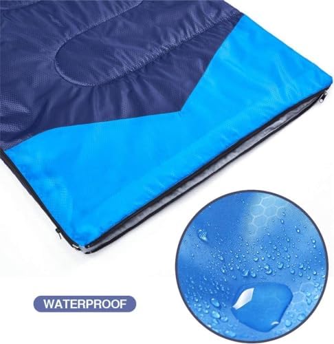 oaskys Camping Sleeping Bag - 3 Season Warm & Cool Weather - Summer Spring Fall Lightweight Waterproof for Adults Kids - Camping Gear Equipment, Traveling, and Outdoors