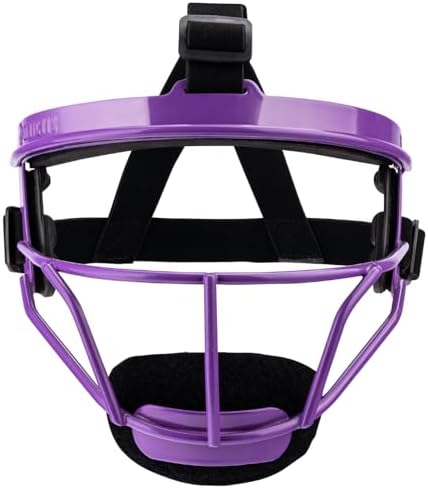 Dinictis Softball Face Mask, Lightweight, Comfortable, with Wide Field Vision, Durable and Safe Face Guards, Premium Protective Softball Fielder's Mask