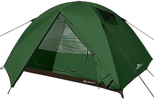 Forceatt Camping Tent 2/3/4 Person, Professional Waterproof & Windproof Lightweight Backpacking Tent Suitable for Outdoor,Hiking,Camping, Mountaineering and Travel