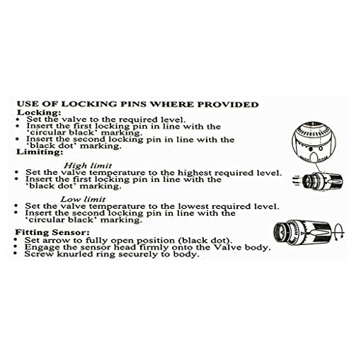 Myson Standard Thermostatic Radiator Valve Replacement Head Only (TRV 2 WAY)