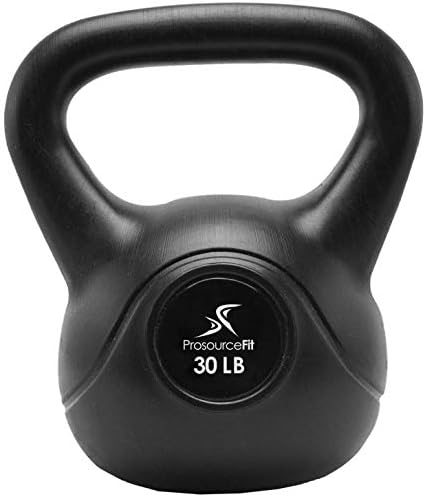 ProsourceFit Vinyl Plastic Kettlebell from 10, 15, 20, 25, 30, and 35 lbs