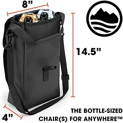 CLIQ Waterproof Chair Bag - Holds 2 Folding Chairs - Perfect for Camping and Other Outdoor Adventures