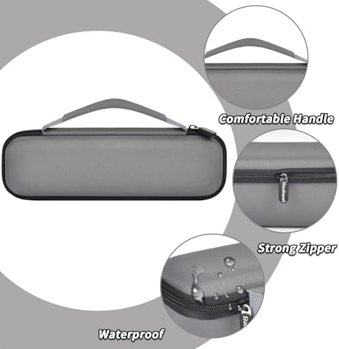 Boobowl Case Compatible with BYSOU/for AsFrost/for SupeDesk/ for Outask Camping Light Telescopic and Collapsible Night Mobile Lighting Battery, Outdoor Camping Lantern Bag (Box Only) (Grey)