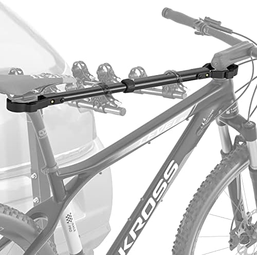 Bike Crossbar Adapter for Bike Rack (32kg/70lbs) - Top Tube Cross-Bar Adjustable - Bicycle Bike Adapter Bar for Low-Step Step-Through Bikes, BMXs, Ladies and Kids Bikes (1 PC)