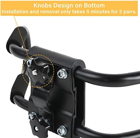 Kayak Roof Rack 2 Pairs J-Bar Carrier Holder for Canoe, SUV, Cars, Truck, Surf Ski, Car Top Mount Racks for Trip, Set of 4