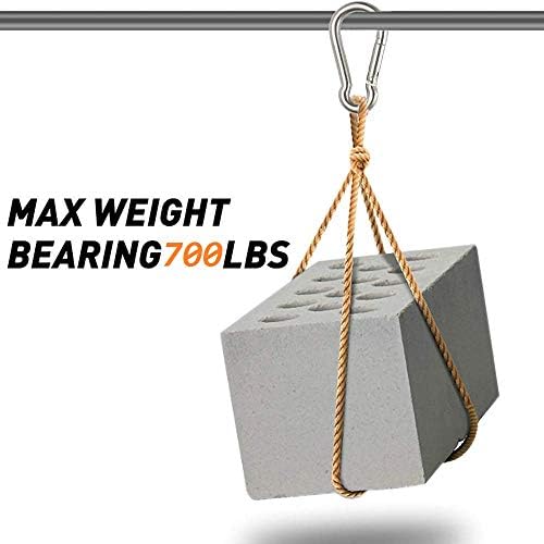 Large Spring Snap Hook Carabiner, 304 Stainless Steel Heavy Duty Carabiners Clip, Stainless Steel Spring Snaps Hooks Carabiners Outdoor