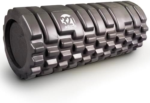 321 STRONG Foam Roller - Medium Density Deep Tissue Massager for Muscle Massage and Myofascial Trigger Point Release, with 4K eBook