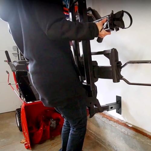 Hitch Mount Bike Rack Wall Mount, Hitch Mount Bike Rack Hanging Garage Organizer, Trailer Hitch Receiver Storage, Easy to Load Secure & Sturdy 2” Wall Mount Hitch Receiver, Max 200 lbs (2 Inch)