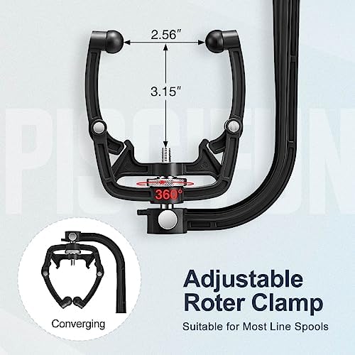 Piscifun Fishing Line Winder Spooler Machine Spinning Reel Spool Spooling Station System Automatic Spools Holder