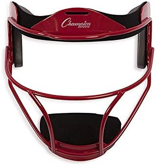 Champion Sports Steel Softball Face Mask - Classic Fielders Masks for Adults - Durable Head Guards - Premium Sports Accessories for Indoors and Outdoors - Multiple Styles
