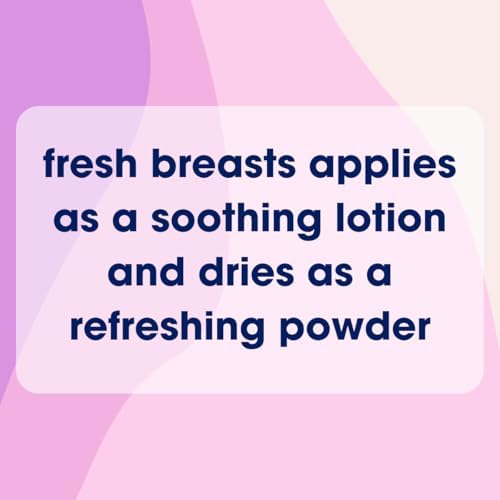 Fresh BREASTS Anti-Chafing Deodorant Cream to Powder for Under Boobs, Inner Thighs - Lotion Made without Talc, Aluminum, Parabens or Added Fragrance - 3.4 Fl Oz (2 Pack)