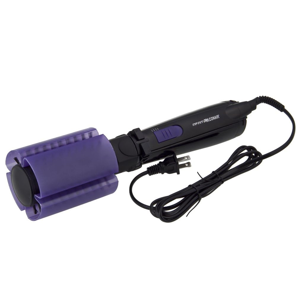 INFINITIPRO BY CONAIR Spin Air Rotating Styler/Hot Air Brush, 2-inch, Black