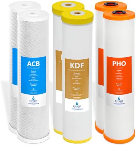 EXPRESS WATER FLTWH2045CKP2 Whole House Replacement Filter, 2 Year Value Set, Ultimate Protection