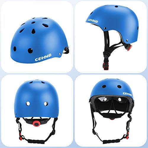 Kids Bike Helmet,Toddler Skateboard Helmets for Ages 2-3-5-8-14 Years Boys Girls,Adjustable Multi-Sport Bicycle Skateboarding Football Roller Skating Scooter Rollerblade Balance Bike Helmet