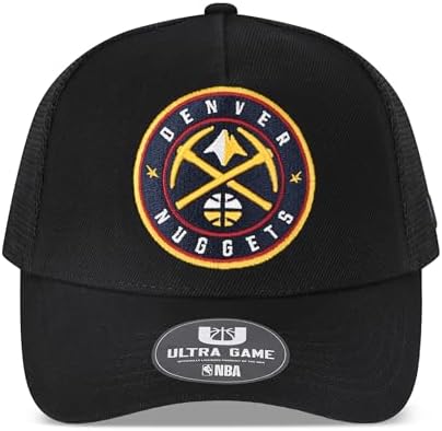 Ultra Game Men's NBA Official Snap Back All Around The World Trucker Baseball Cap Hat