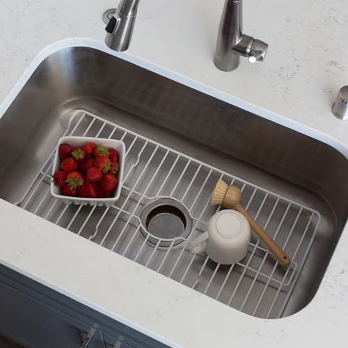 Better Houseware Extra Large White Sink Protector Grid (24-1/8” x 12 ¾” x 1”)