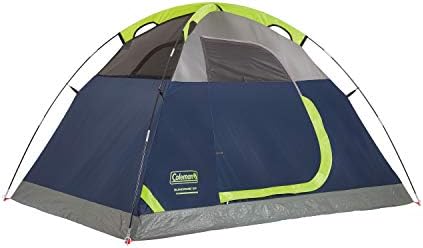Coleman Sundome Camping Tent with Rainfly, 2/3/4/6 Person Tent Sets Up in 10 Mins, Weatherproof Shelter for Camping, Festivals, Backyard, Sleepovers, & More