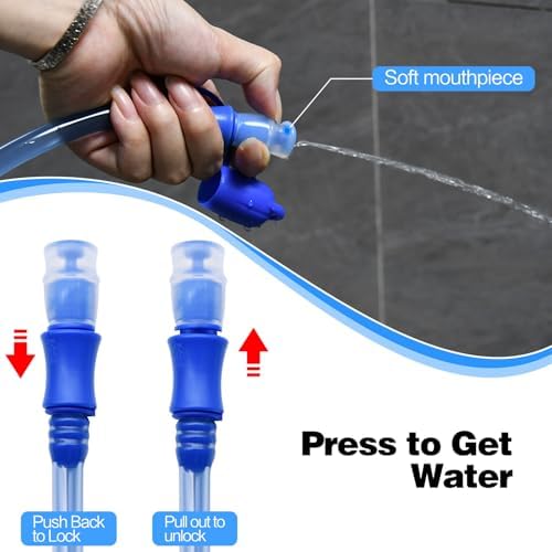 1.5L/2L/2.5L/3L Hydration Bladder, Large Opening Water Storage Bladder Bag, for Cycling Hiking Camping