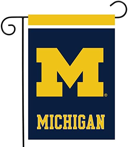 University of Michigan NCAA Licensed Garden Flag - 18" x 12.5" Yard Flag - Wolverines UofM Flag