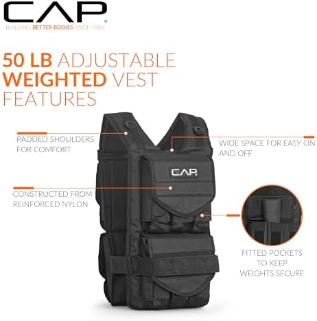 CAP Barbell Adjustable Weighted Vest | Various Sizes
