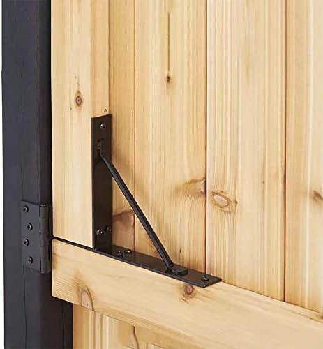 Anti Sag Gate Kit Heavy Duty No Sag Kit for Wooden Gate Fence with a Gate Latch