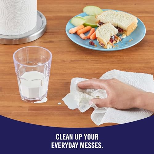 Sparkle Pick-A-Size Paper Towels, 24 Double Rolls = 48 Regular Rolls, Everyday Value Paper Towel with Full and Half Sheets