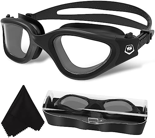 WIN.MAX Polarized Swimming Goggles Swim Pool Goggles Anti Fog Anti UV No Leakage Clear Vision for Men Women Adults Teenagers