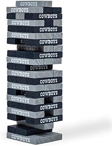 NFL Pro Football Tabletop Stackers Block Game by Wild Sports - Perfect Gift for NFL Football Fan, Dorm Game, Rec Room, Tailgate