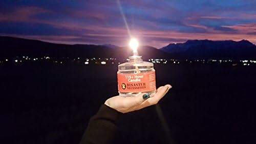 Emergency Candle, Clear Mist - Set of 3 Survival Candles (3-Pack)