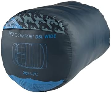 Kelty Tru.Comfort Doublewide 20 Degree Sleeping Bag – Two Person Synthetic Camping Sleeping Bag for Couples & Family Camping
