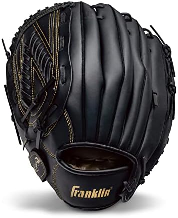 Franklin Sports Baseball + Softball Gloves - Field Master Adult + Youth Baseball + Softball Gloves - Right Hand + Left Hand Gloves - Infield + Outfield Mitts - Multiple Sizes + Colors