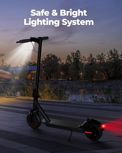VOLPAM Electric Scooter, 350W/500W, 8.5"/10" Tires, 12/21/28 Miles Range, 16/19/22Mph, Folding E-Scooter with Dual Braking