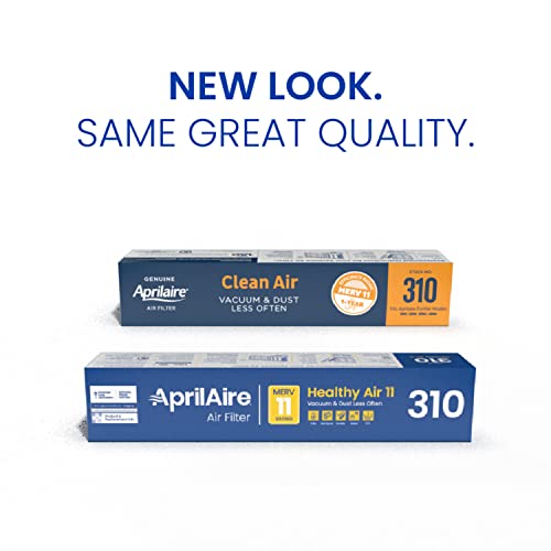 AprilAire 310 Replacement Filter for AprilAire Whole House Air Purifiers - MERV 11, Clean Air & Dust, 20x20x4 Air Filter (Pack of 1)